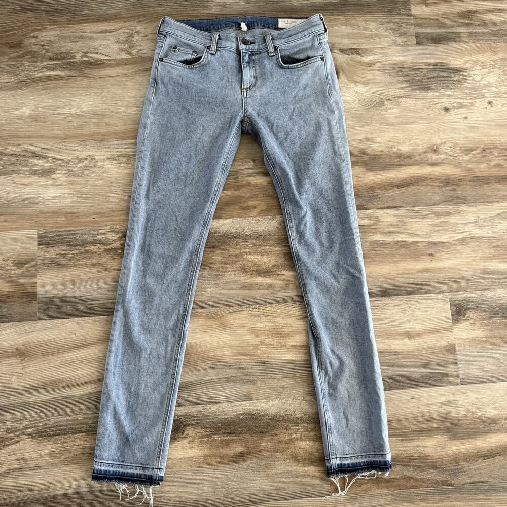Rag & Bone Dre Light Wash Ankle Jeans Size 26 Women’s Denim Slim